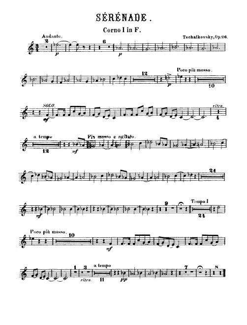 Horn 1, 2, 3, 4 (F)