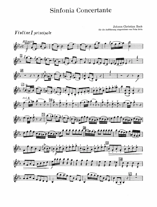 Violin 1 solo