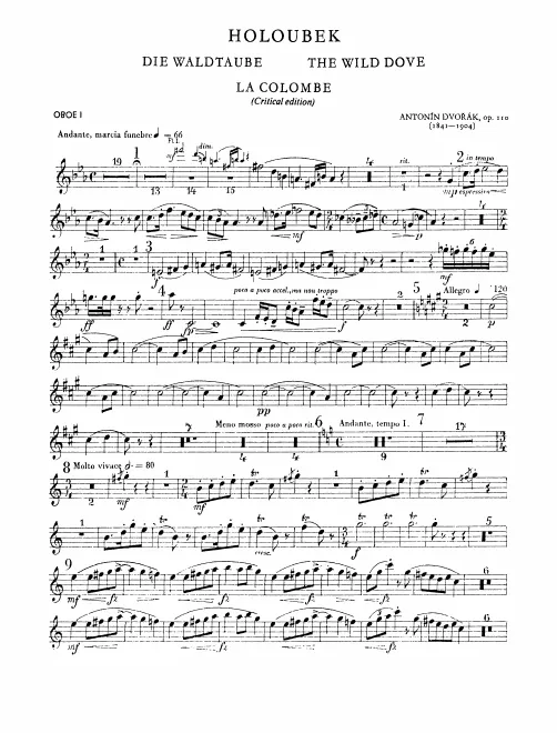 Oboe 1, 2, English Horn