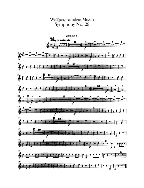Horn 1, 2 (A, D)