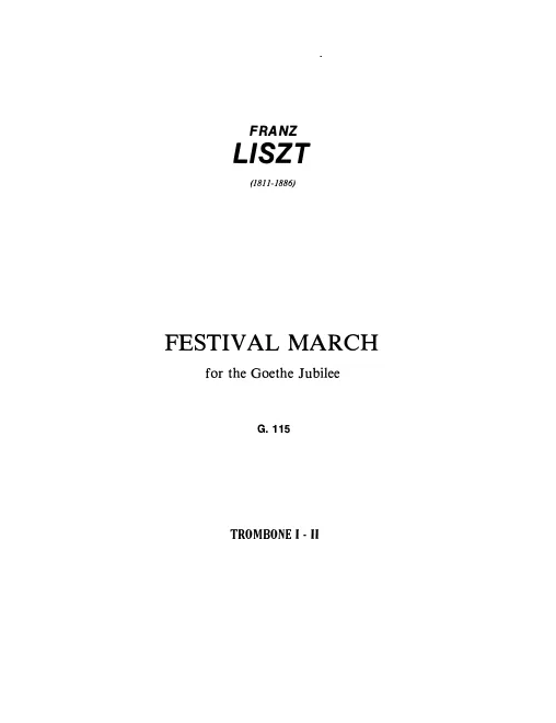 Trombone 1, 2, 3, Tuba