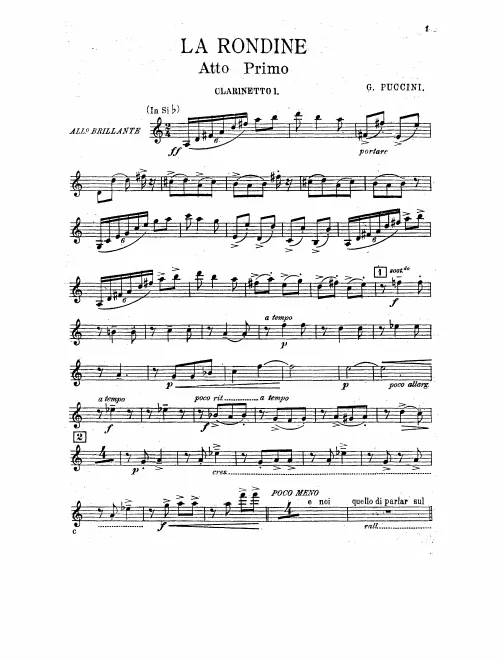 Clarinet 1
