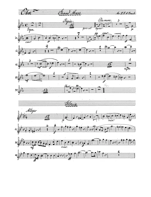 Oboe 1, 2, English Horn