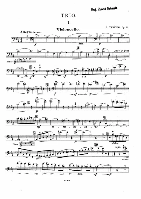 Cello Part