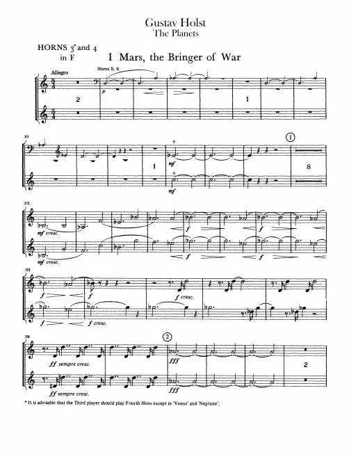 Horn 3/4 (F)