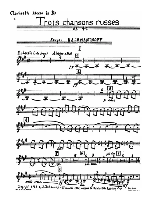 Bass Clarinet (B)