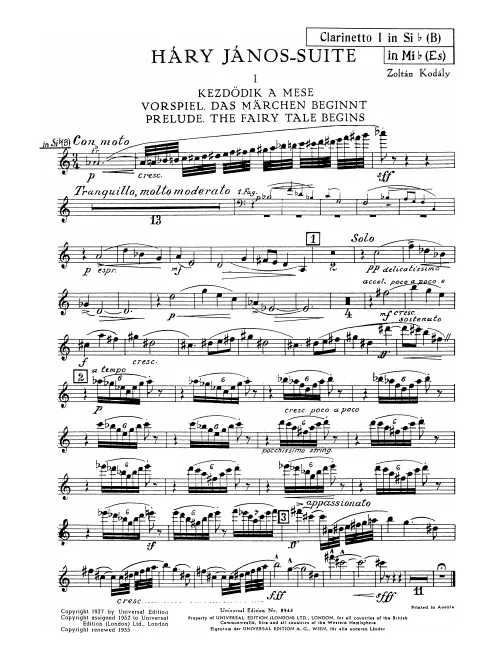 Clarinet 1 (B/E)
