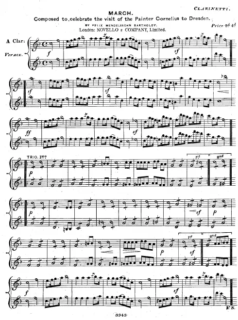 Clarinet 1/2 (A)