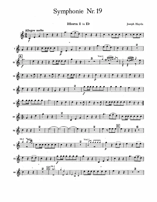 Horn 1, 2 (D)