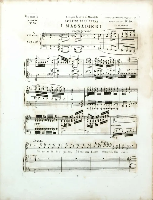 Cavatina: Lo sguardo avea degli angeli