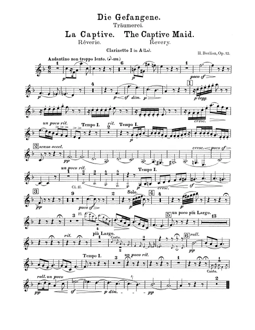 Clarinet 1, 2 (A)