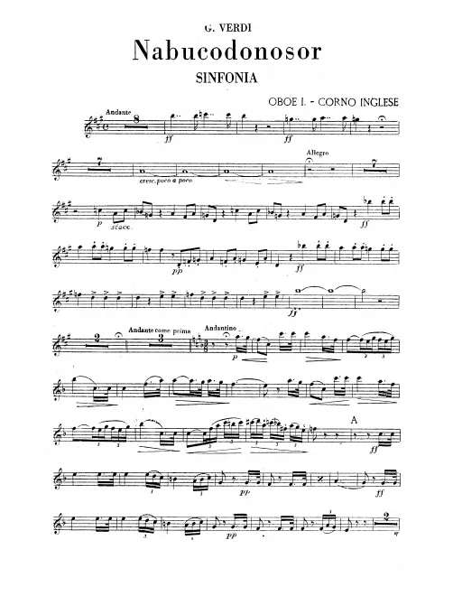 Oboe 1/English Horn