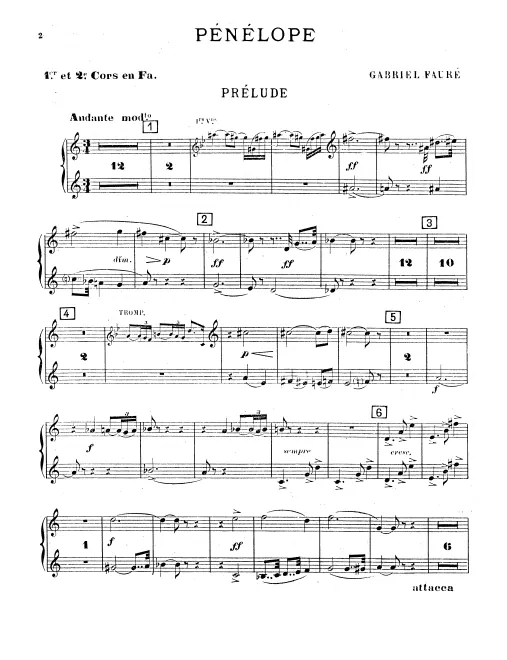 Horn 1/2, 3/4 (F)