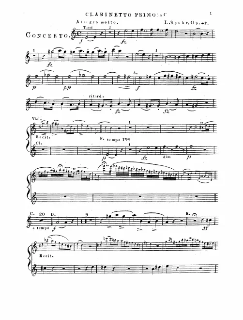 Clarinet 1, 2 (C)