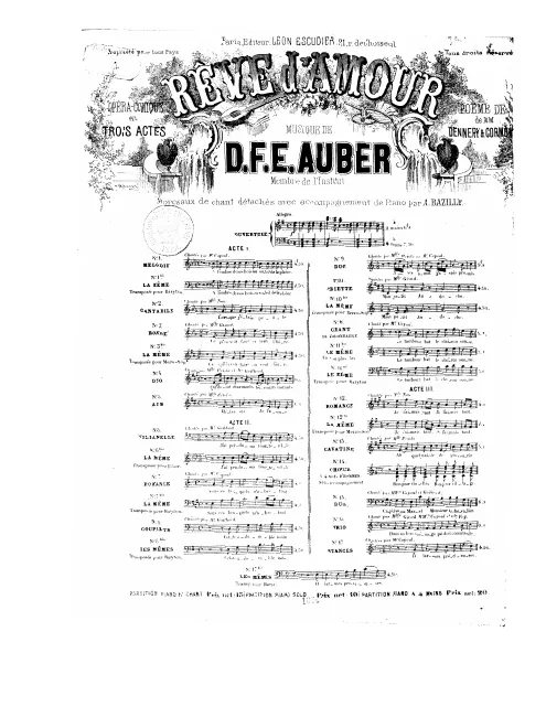 No.3 bis , Ronde: "Ce qu'on voit faire" (Act I, No.3c)