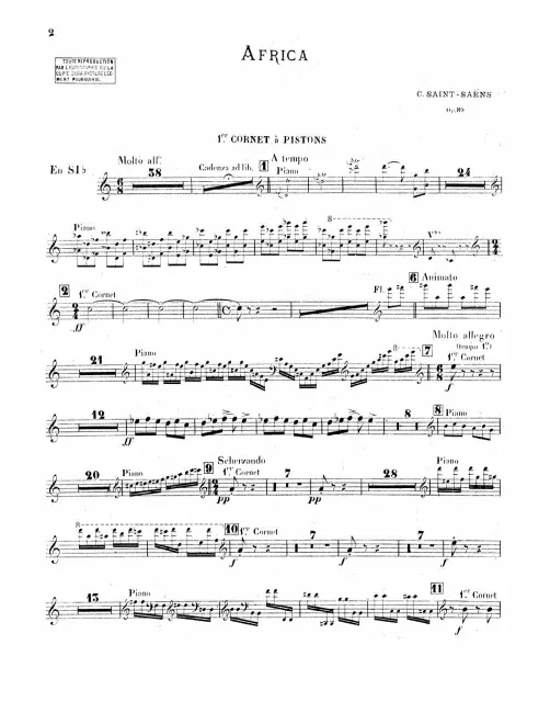 Cornet 1, 2 (B)