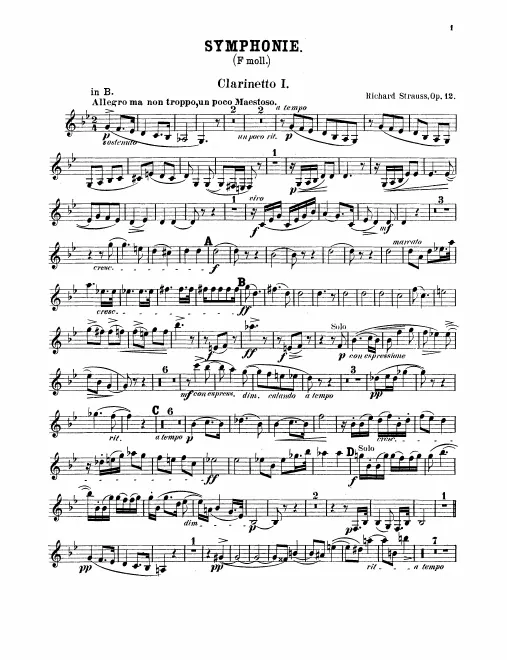 Clarinet 1, 2 (B)