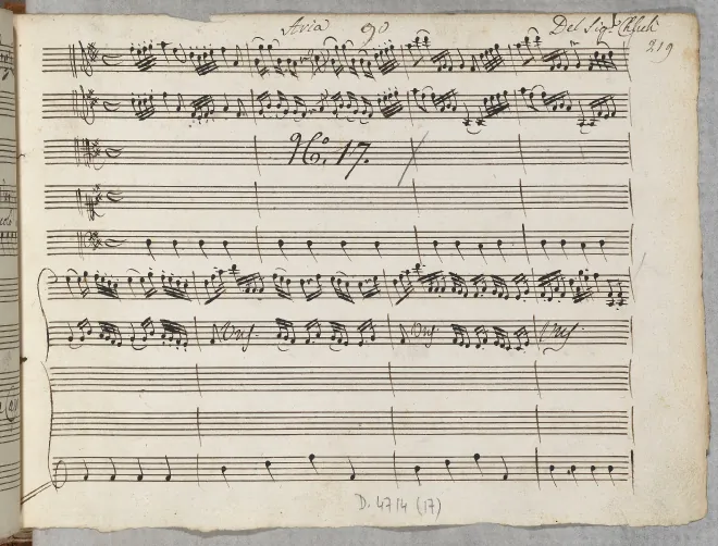 Aria: Cara, dagli occhi tuoi (Act II, Scene 6)
