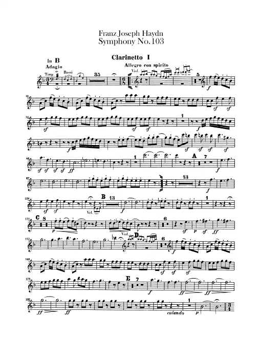 Clarinet 1, 2 (B)