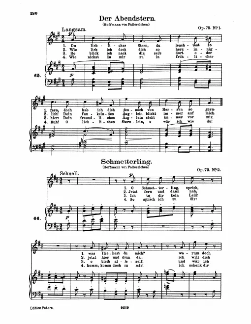 Complete Score (original / high voice)