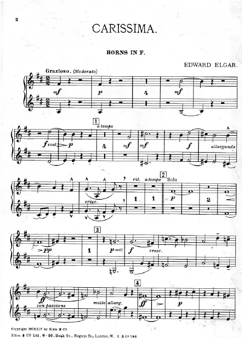 Horns 1/2 (F)