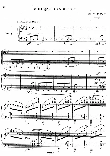 3. Scherzo diabolico. Prestissimo