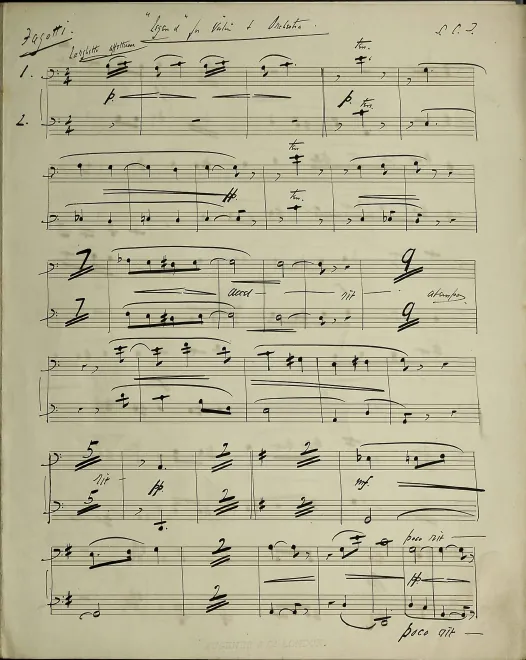Bassoons 1, 2