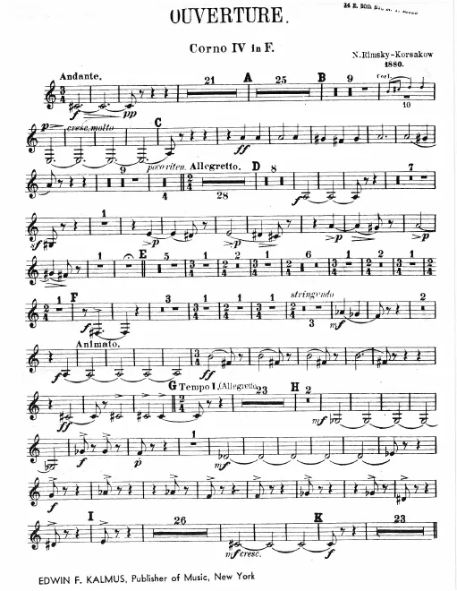 Horn 4 (F)