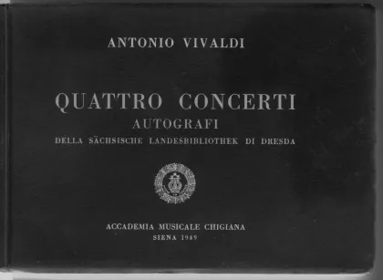 Complete Score (1949 Facsimile)