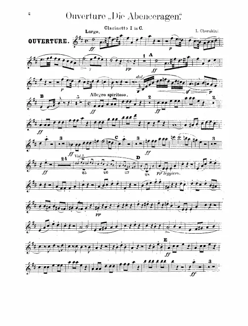 Clarinet 1, 2 (C)