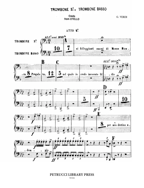 Trombone 3, Bass (Tuba)