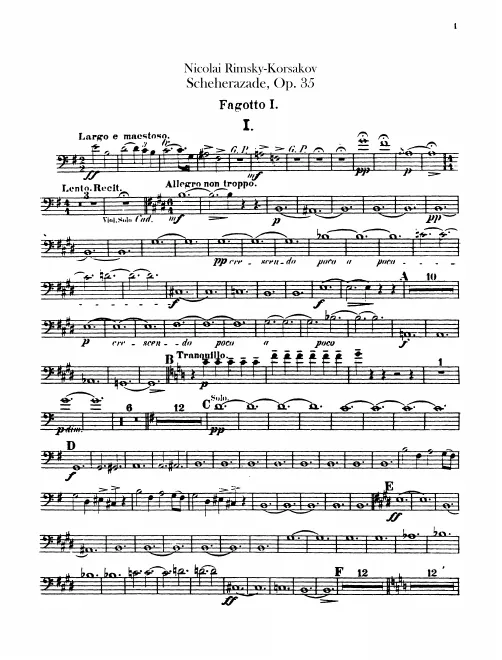 Bassoon 1, 2