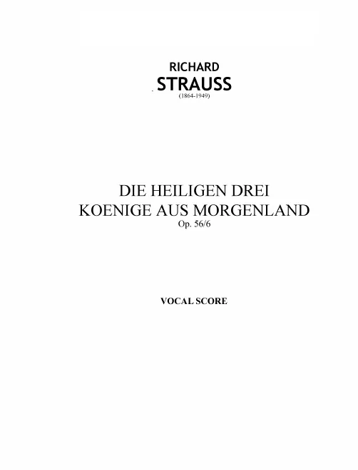 6. Die heiligen drei Könige aus Morgenland