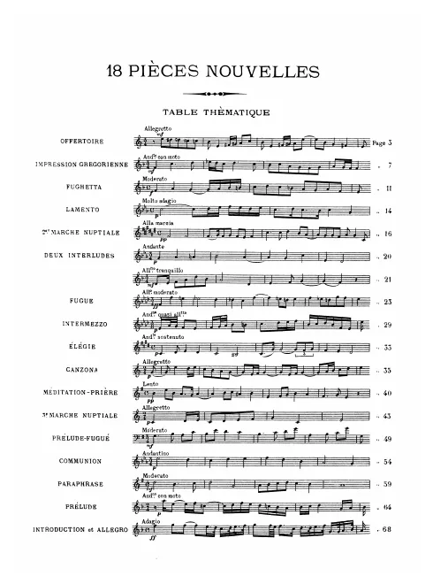 1. Offertoire