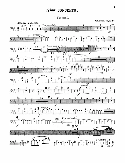 Bassoon 1, 2