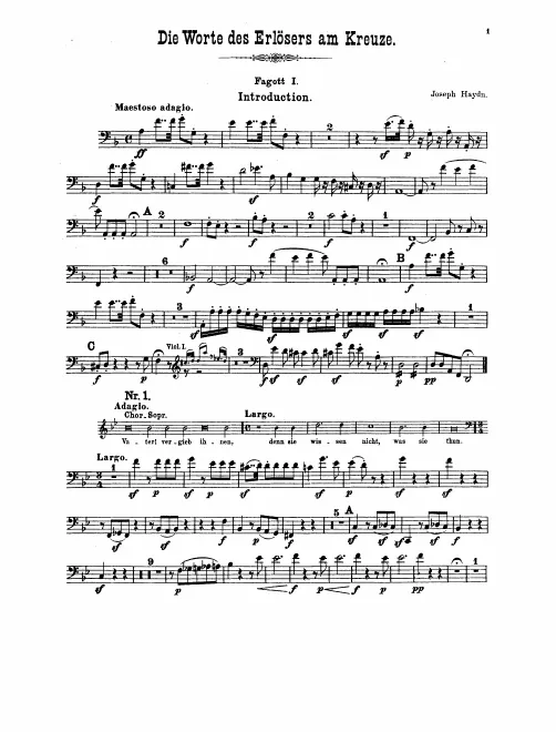 Bassoon 1, 2, Contrabassoon