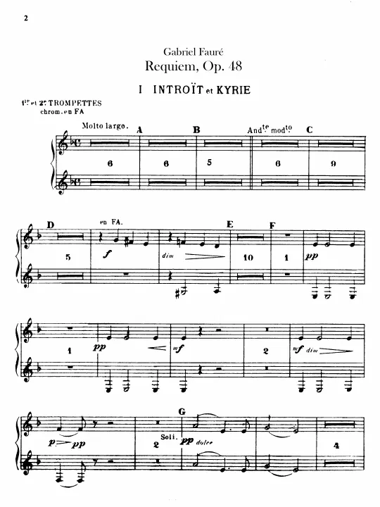 Trumpet 1/2 (F, plus B transposed)