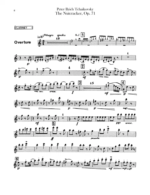 Clarinet 1, 2 (B, A)