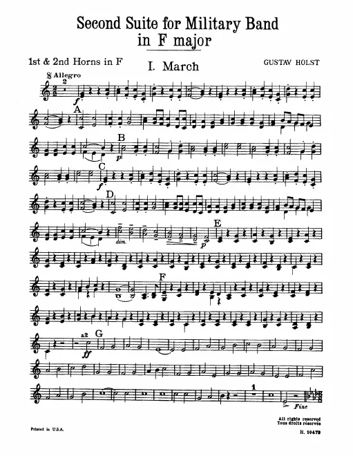Horn 1/2, 3/4 (F)
