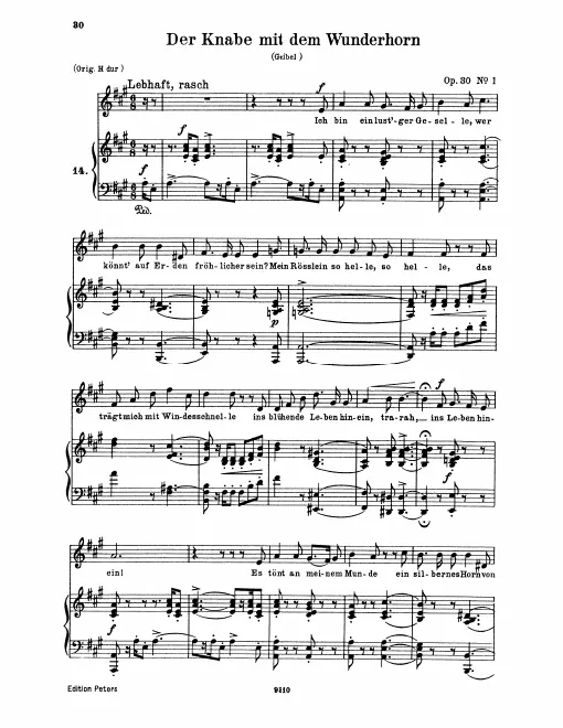 Complete Score (medium voice)