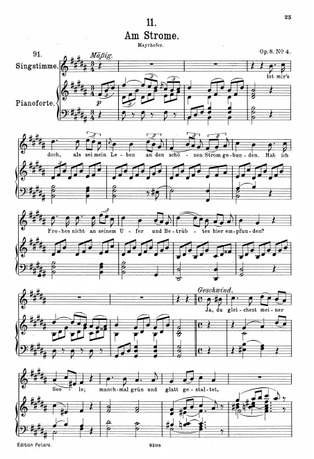 Complete Score (Original / High voice, )