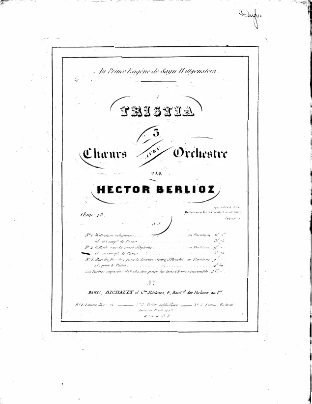 2. La mort d’Ophélie, ballade, H 92B