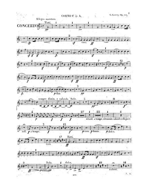 Horn 1, 2 (A/E/F)