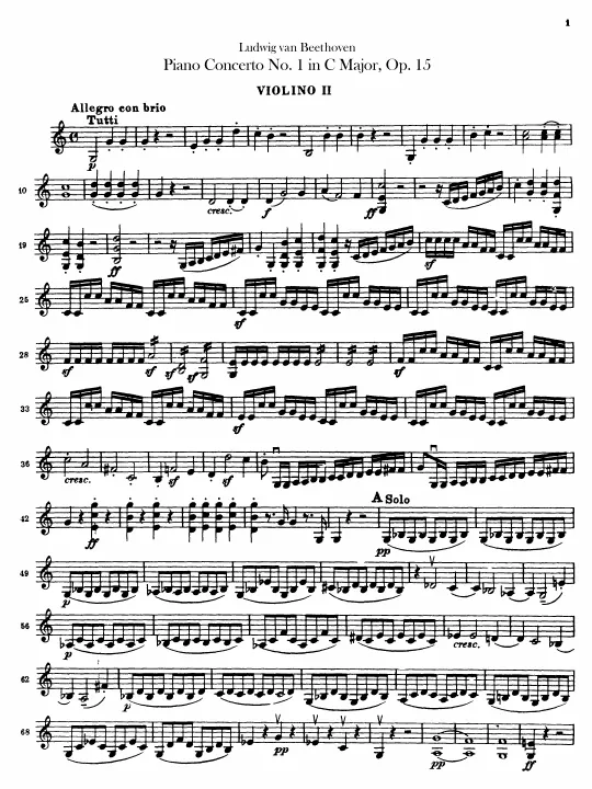 Violins II