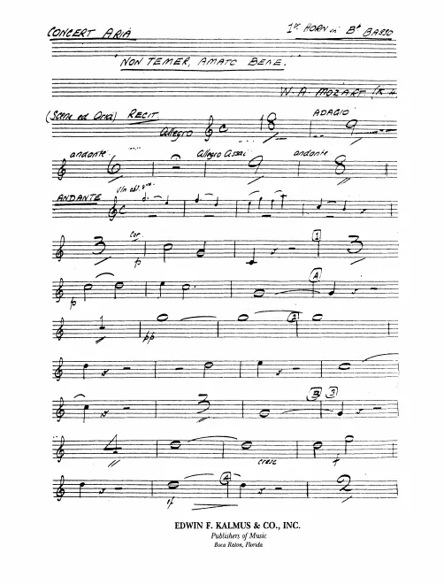Horn 1 (B basso)