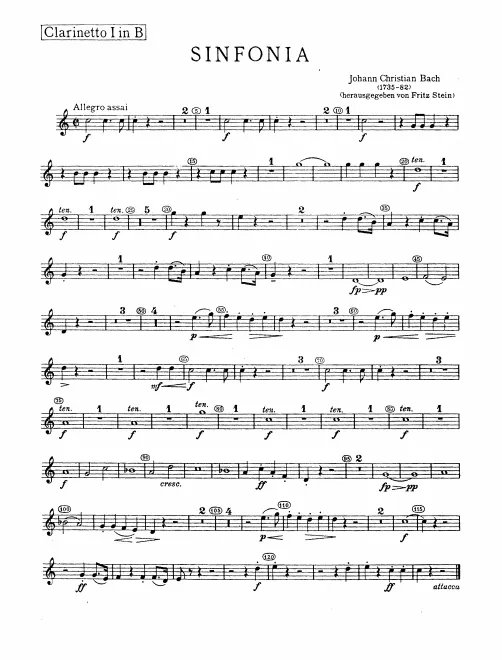 Clarinet 1, 2 (B)