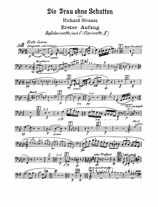 Bass Clarinet/Clarinet 2 (C)
