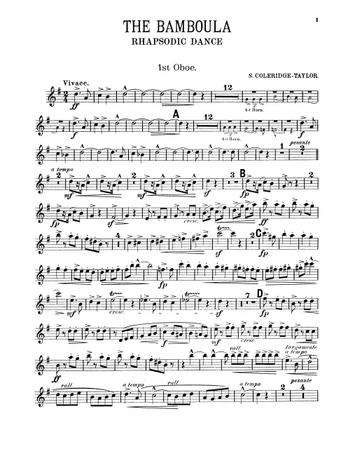 Oboe 1, 2