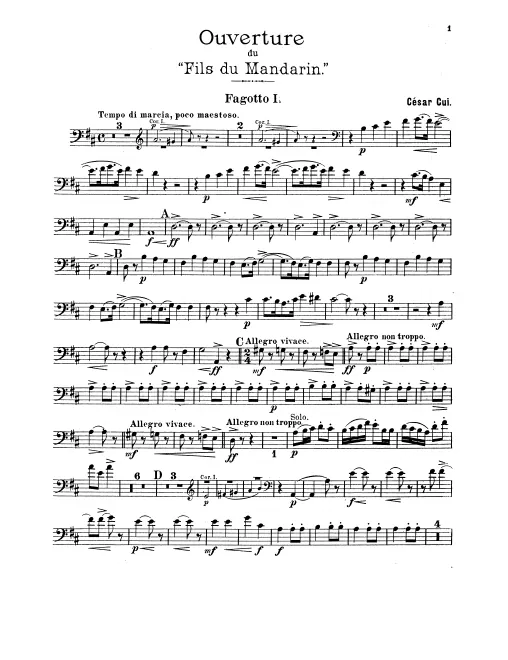 Bassoon 1, 2