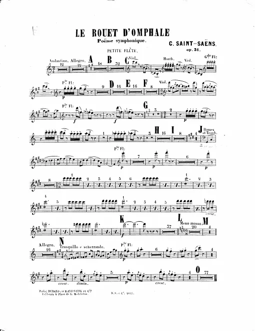 Piccolo, Flute 1/2